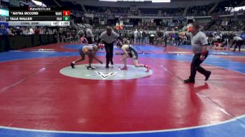 1-5A 107 Cons. Semi - Rayna Mccord, Walter Wellborn vs Talia Waller, Valley High School