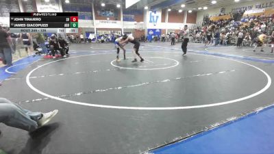 126 lbs Cons. Round 2 - John Tinajero, Sierra Vista vs James Giacopuzzi, Agoura