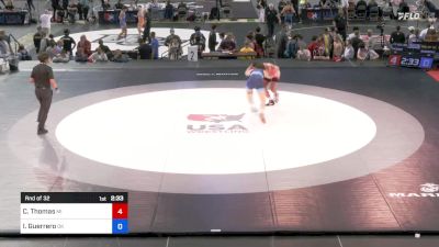 160 lbs Rnd Of 32 - Cory Thomas, Michigan vs Ishmael Guerrero, Oklahoma