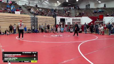 45-47 lbs Round 1 - Daxton Smith, Perry Meridian WC vs Graham Mathews, Center Grove WC