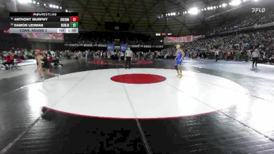 Boys 2A 120 lbs Cons. Round 2 - Anthony Murphy, Bremerton vs Damon Lehman, Burlington-Edison