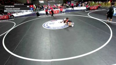 110 lbs Champ. Rd Of 16 - Leylah Ruiz, Reign Wrestling Club vs Malaika Batdorf