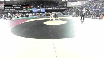 Boys 4A 215 lbs 3rd Place Match - Gabe Porter, Woodinville vs Ricardo Jr Colunga, Eastmont