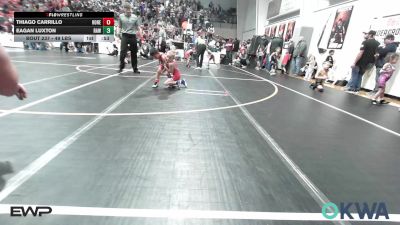 49 lbs Semifinal - Thiago Carrillo, Honey Badgers Wrestling Club vs Eagan Luxton, Raw Wrestling Club
