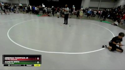 98 lbs Champ. Round 1 - Jeremiah Thompson Jr, The Best Wrestler vs Kamdyn Smith, F-5 Grappling