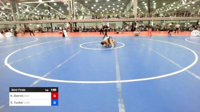 107 lbs Semifinal - Kayla Batres, South Side Wrestling Club vs Sarissa Tucker, Legacy Wrestling