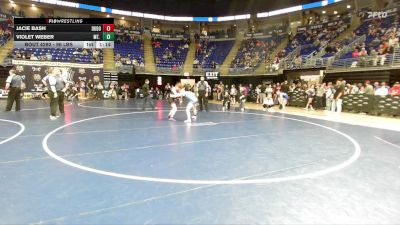 96 lbs 5th Place - Jacie Bash, Dubois vs Violet Weber, Mt. Lebanon