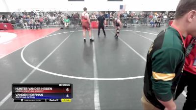 285 lbs Semifinal - Hunter Vander Heiden, Askren Wrestling Academy vs Vanden Hoffman, Wrestling Factory