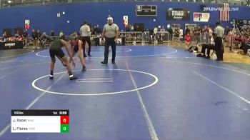 106 lbs Consi Of 4 - James Racer, Ringers vs Luis Flores, Toss 'em Up