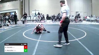 74 lbs Final - Nicolas Estrada, Victory WC vs Cael Marcotte, SoCal Grappling WC