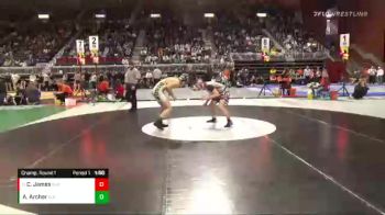 3A-145 lbs Champ. Round 1 - Clay James, Burns/Pine Bluffs vs Adrian Archer, Buffalo
