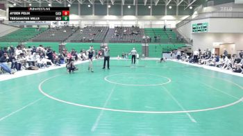 106 lbs Quarters & 1st Wb (16 Team) - Ayden Felix, Camden County vs Teequavius Mills, Mill Creek