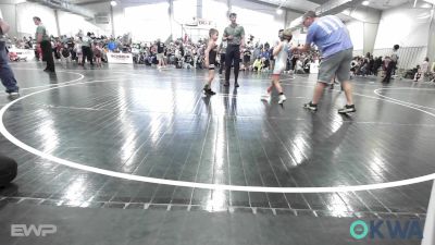 55 lbs Consi Of 8 #2 - Maverick Jones, Collinsville Cardinal Youth Wrestling vs Jack Davis, Verdigris Youth Wrestling