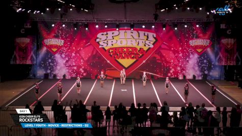 Icon Cheer Elite - Rockstars [2025 L1 Youth - Novice - Restrictions - D2 Day 1] 2025 Spirit Sports Myrtle Beach Nationals