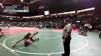 134 lbs 1st Place Match - Jayden Maillard, COPA vs Carson Lipps, PROA