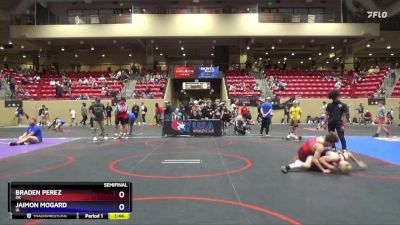 119 lbs Semifinal - Braden Perez, OK vs Jaimon Mogard, IA