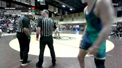 190 lbs Cons. Round 4 - Spencer Lange, La Costa Canyon vs Christopher Castro, Palm Desert