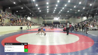 90 lbs Round Of 16 - Monroe Halsey, PTC Wrestling vs Kian Green, Jefferson Wrestling Club