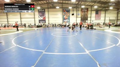 120 lbs Consi Of 32 #1 - Dorian Hidalgo, NY vs D'Angelo Zuniga, TX