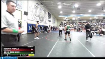 182 lbs Champ. Round 1 - Ethan Dominguez, South Hills vs Adriann Arzaluz, Segerstrom
