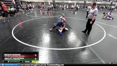 100 lbs Round 3 - Bentley Holmstrom, Chippewa Elite Wrestling vs Beckam Dickman, Boscobel Youth Wrestling Club