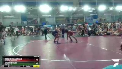 120 lbs Round 1 (16 Team) - Jacob Bucci, Clay HS vs Connor Castillo, Backyard Brawlers