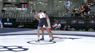 44 kg Champ. Rd Of 32 - Andersen Park, Poway Wrestling vs Lucas Larson-Owen, Inland Northwest Wrestling Training Center