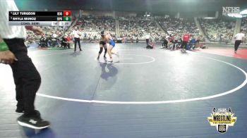 G6A-135 lbs Cons. Semi - Lily Turgeon, BIXBY (Girls) vs Shyla Munoz, EDISON PREP (Girls)