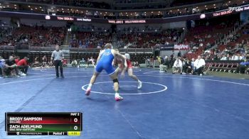 2A-190 lbs Cons. Round 5 - Zach Adelmund, Dike-New Hartford vs Brody Sampson, Ballard