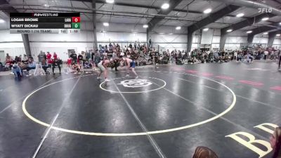 157 lbs Round 1 (16 Team) - Wyatt Dickau, Douglas vs Logan Brome, Laramie