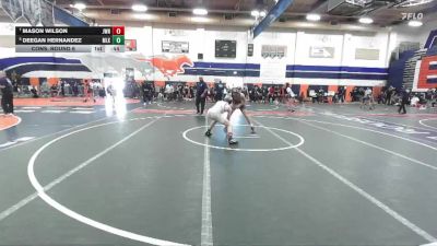 138 lbs Cons. Round 6 - Mason Wilson, JW North vs Deegan Hernandez, ML King
