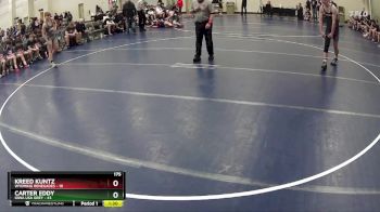 175 lbs Round 1 (6 Team) - Carter Eddy, Iowa USA Grey vs Kreed Kuntz, Wyoming Renegades