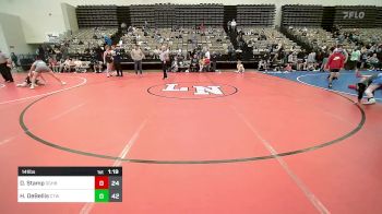 141 lbs Rr Rnd 5 - Dominic Stamp, Doughboys vs Hunter DeBellis, CT Whale