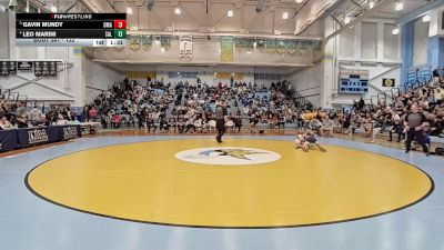 132 lbs 1st Place Match - Leo Marini, Salesianum vs Gavin Mundy, Delaware Military Academy