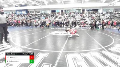 113 lbs Cons. Round 4 - Connor Avery, Cedar Valley vs Rico Quintana, Roy