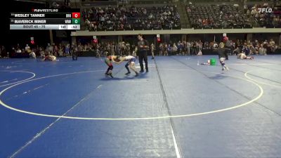 75 lbs Cons. Round 2 - Wesley Tanner, Team Nazar vs Maverick Miner, Westfield Razorbacks Wrestling
