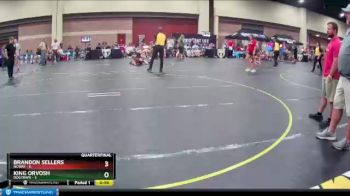 125 lbs Quarterfinals (8 Team) - King Orvosh, Dogtown vs Brandon Sellers, NCWAY