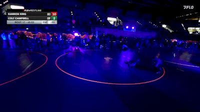 49-53 lbs Round 4 - Callan Gonzales, Champions Wrestling Club vs Sage Balliett, RWC - Roy Wrestling Club