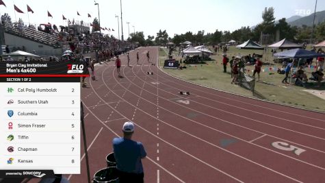 Men's 4x400m Relay, Finals 1