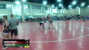 140 lbs Round 1 (8 Team) - Lauren Wemhoff, Nebraska Black Widows vs Mckenna Jones, Team Montana Silver