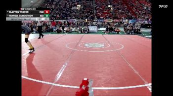 3A 157 lbs Cons. Round 1 - Clayton Troyer, Parma vs Terrell Gunderson, West Side
