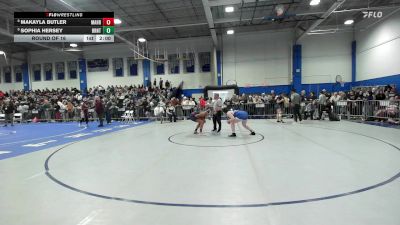 185 lbs Round Of 16 - Makayla Butler, Mahar vs Sophia Hersey, Braintree