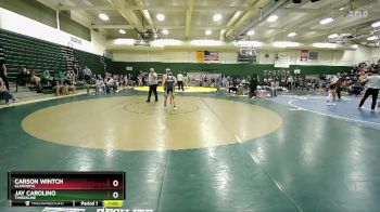 120 lbs 3rd Place Match - Jay Carolino, Timberline vs Carson Wintch, Klahowya