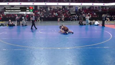 106 lbs Quarterfinal - Elijah Williamson, Middleton vs Evan Huntsinger, Vallivue