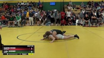 138 lbs Champ. Round 2 - Carl Warner, DELTA vs Austin McKee, BUCKEYE