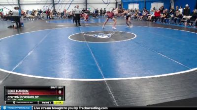 Elite 157 lbs 3rd Place Match - Colton Bornholdt, St. Cloud State vs Cole Hansen, Wisconsin-La Crosse