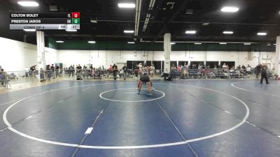 180 lbs Consi Of 4 - Colton Boley, FL vs Preston Jaros, OH