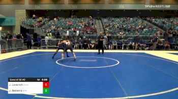 106 lbs Consolation - Johnny Leverich, Cushing vs Johnny Becerra, Bakersfield