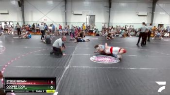 182 lbs Round 2 (4 Team) - Cooper Cook, Elevate Wrestling vs Steele Brown, Reverence Wrestling Club 2