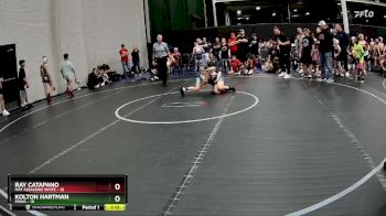 84 lbs Semis (4 Team) - Kolton Hartman, POWA vs Ray Catapano, Mat Assassins White